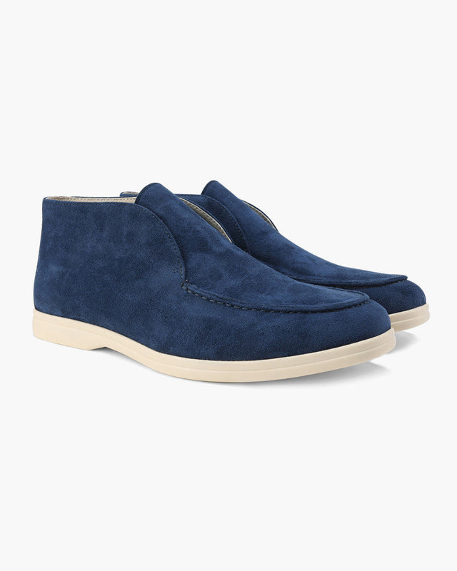 Marbella | Suede High-Top Loafers