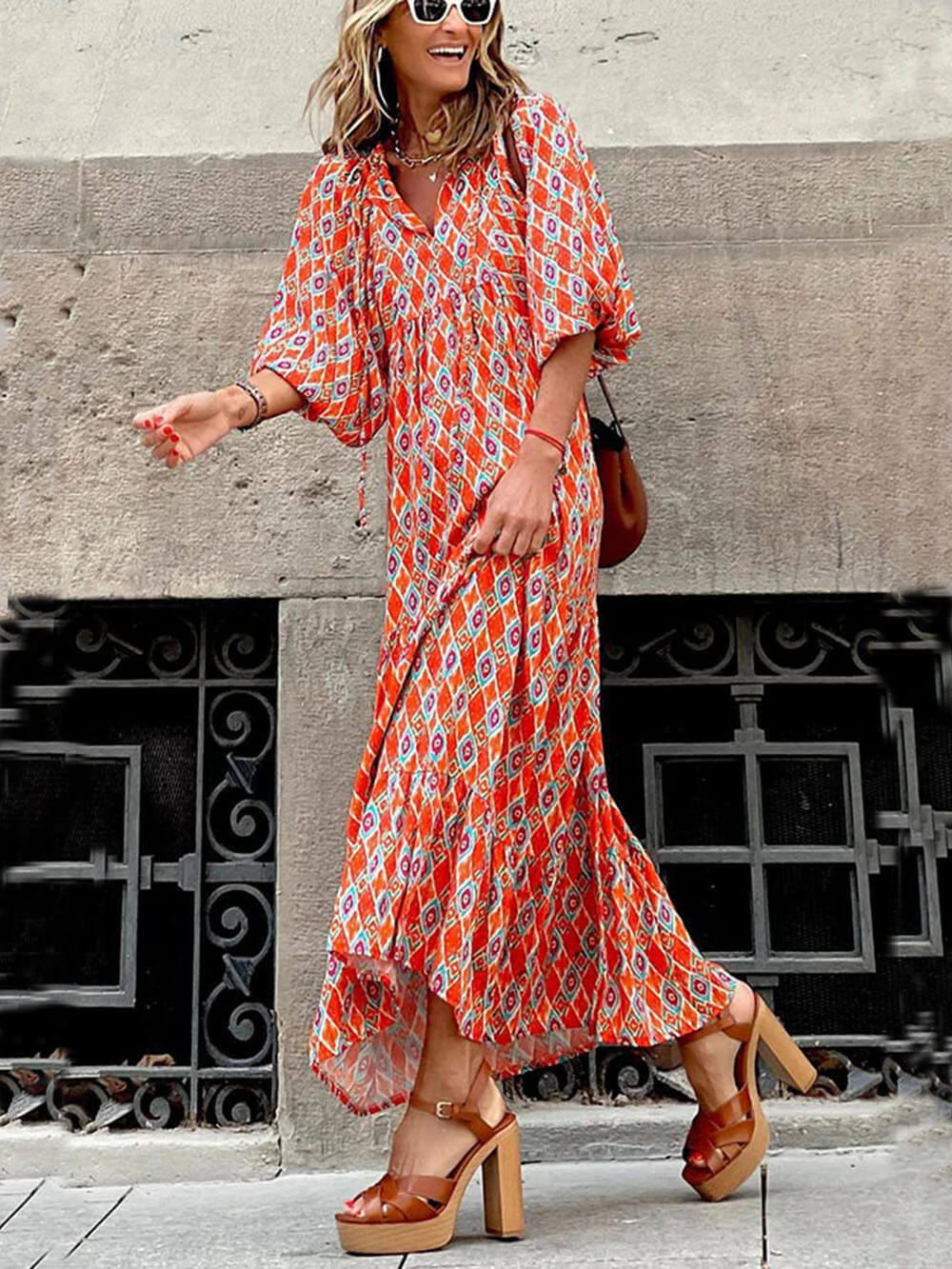 The Larkin Bohemian Maxi Dress