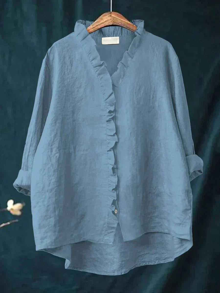 The Colette Linen Blouse
