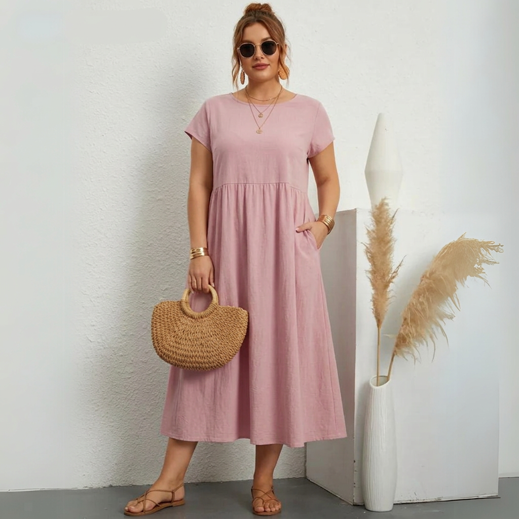The Valiria Everyday Midi Dress