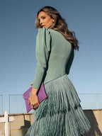 The Marlowe Fringe Maxi Dress