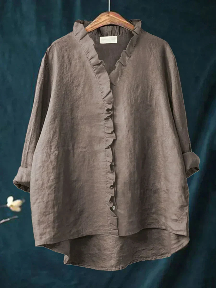 The Colette Linen Blouse