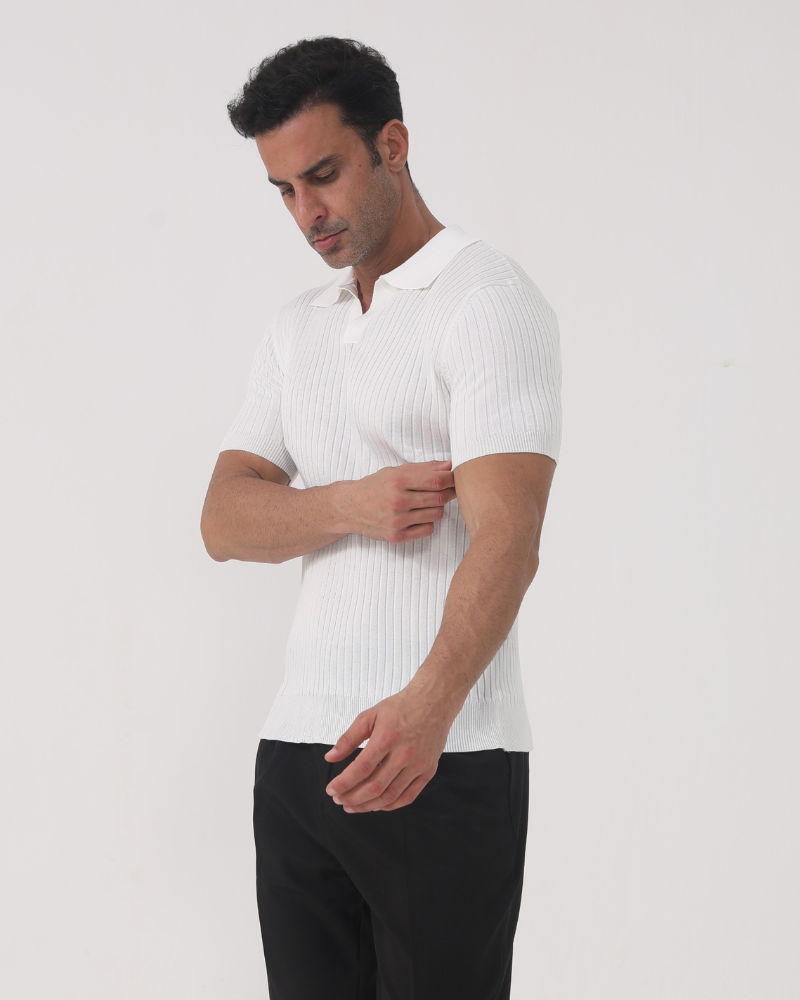 Florencia | Polo de Algodón Canalé