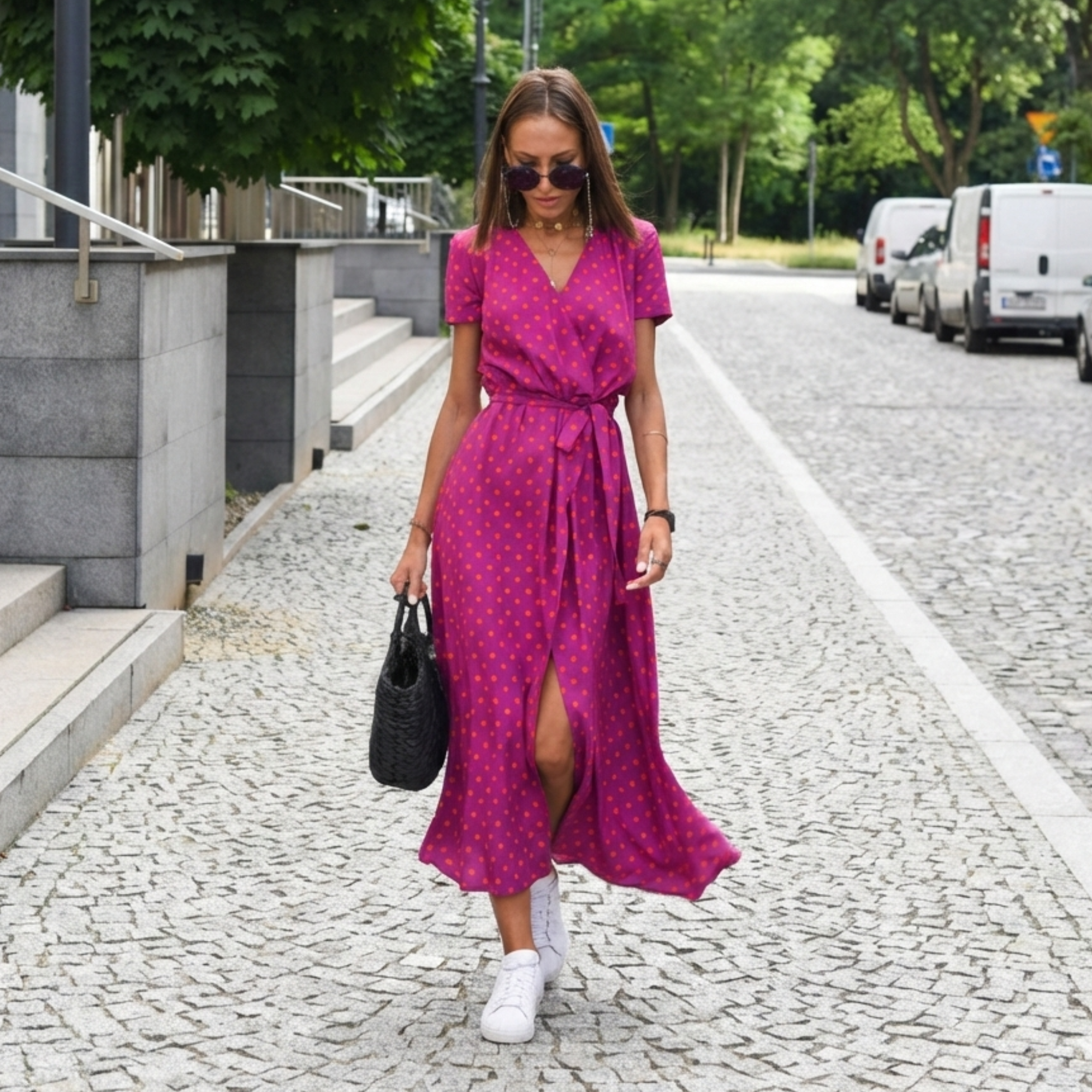 The Ana Floral Midi Dress