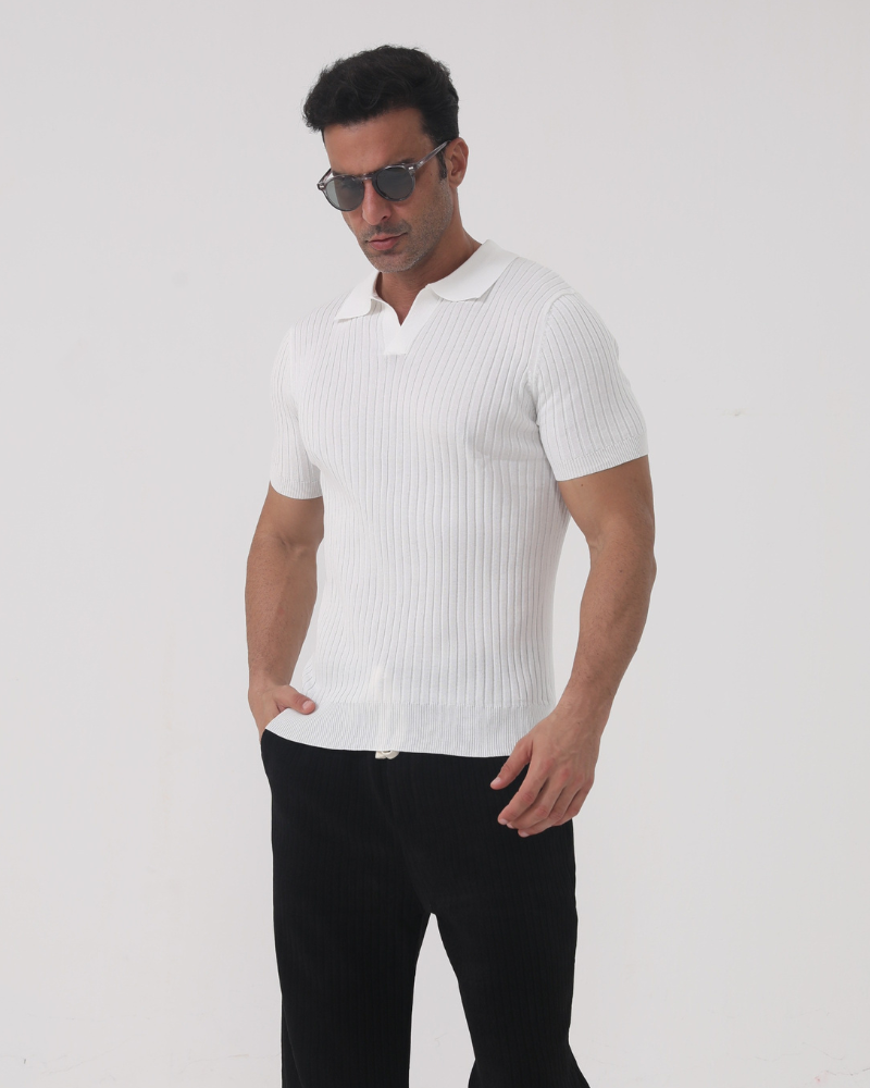 Florencia | Polo de Algodón Canalé