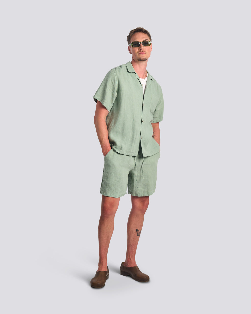 The Estoril Linen Camp Shirt