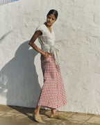 The Solene Wide-Leg Linen Trousers