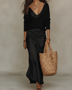 The Solène Slip & Knit Set