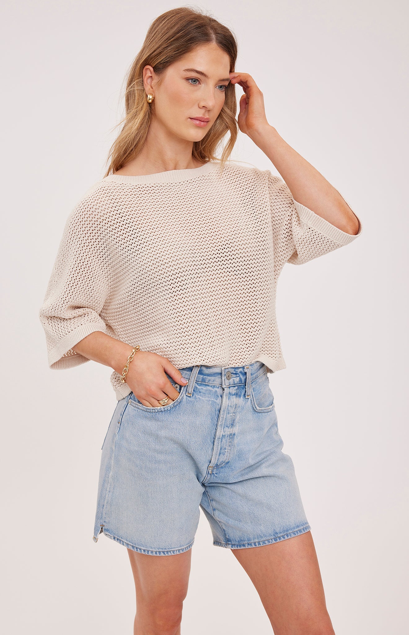 The Eloise Open-Knit Sweater