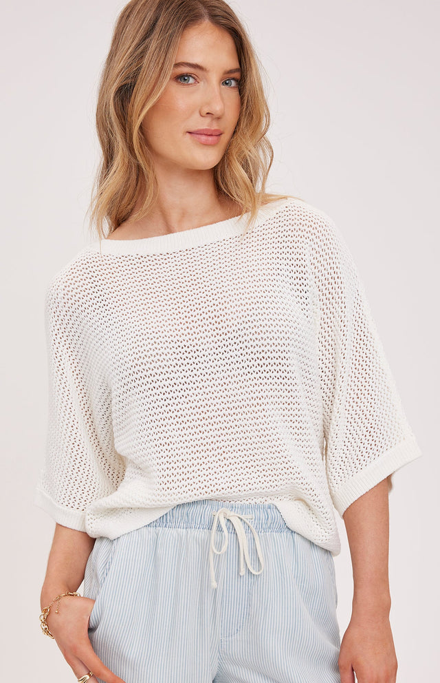 The Eloise Open-Knit Sweater