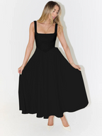 The Audrey Square-Neck Dress