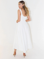 The Audrey Square-Neck Dress