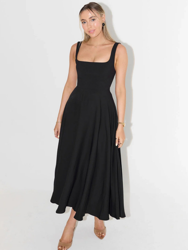 The Audrey Square-Neck Dress