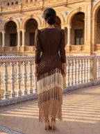 The Marlowe Fringe Maxi Dress