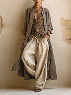 Wanderlight | Linen Three-Piece Set