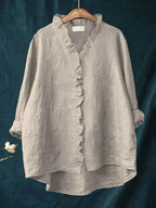 The Colette Linen Blouse
