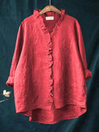 The Colette Linen Blouse