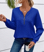 The Bennett Zip Sweater