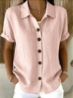 The Margaux Button-Front Blouse