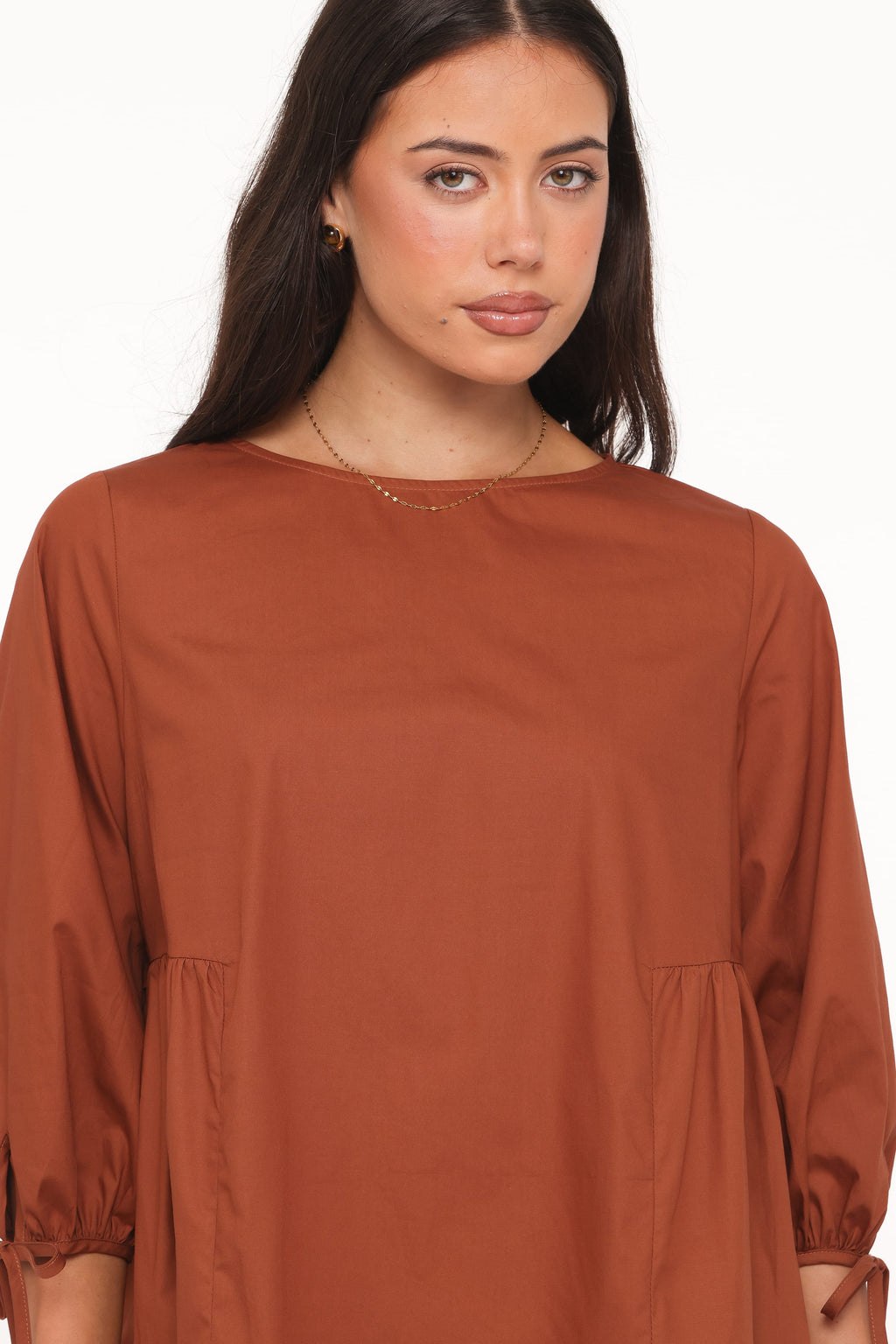 The Camille Long-Sleeve Mini Dress
