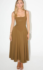 The Audrey Square-Neck Dress