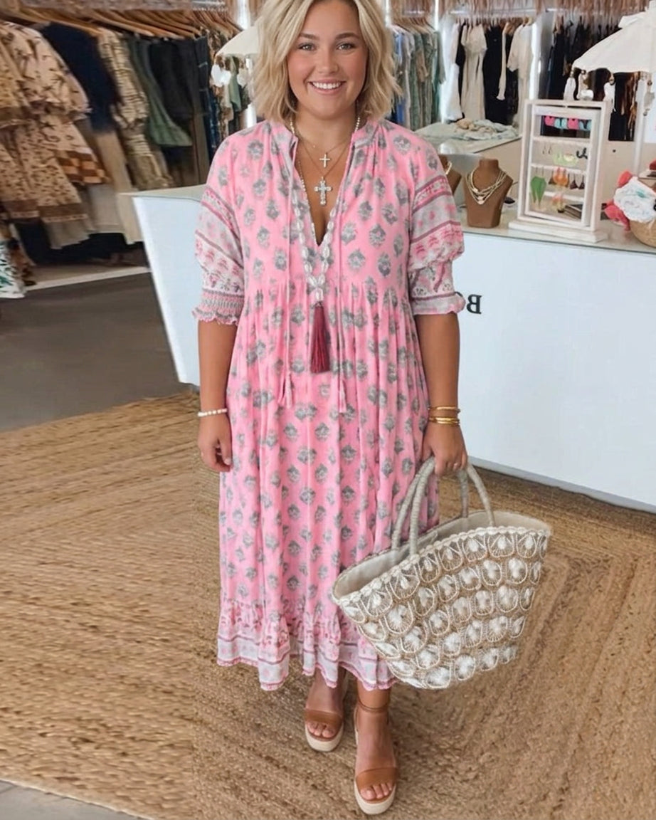 The Verity Tassel Maxi Dress