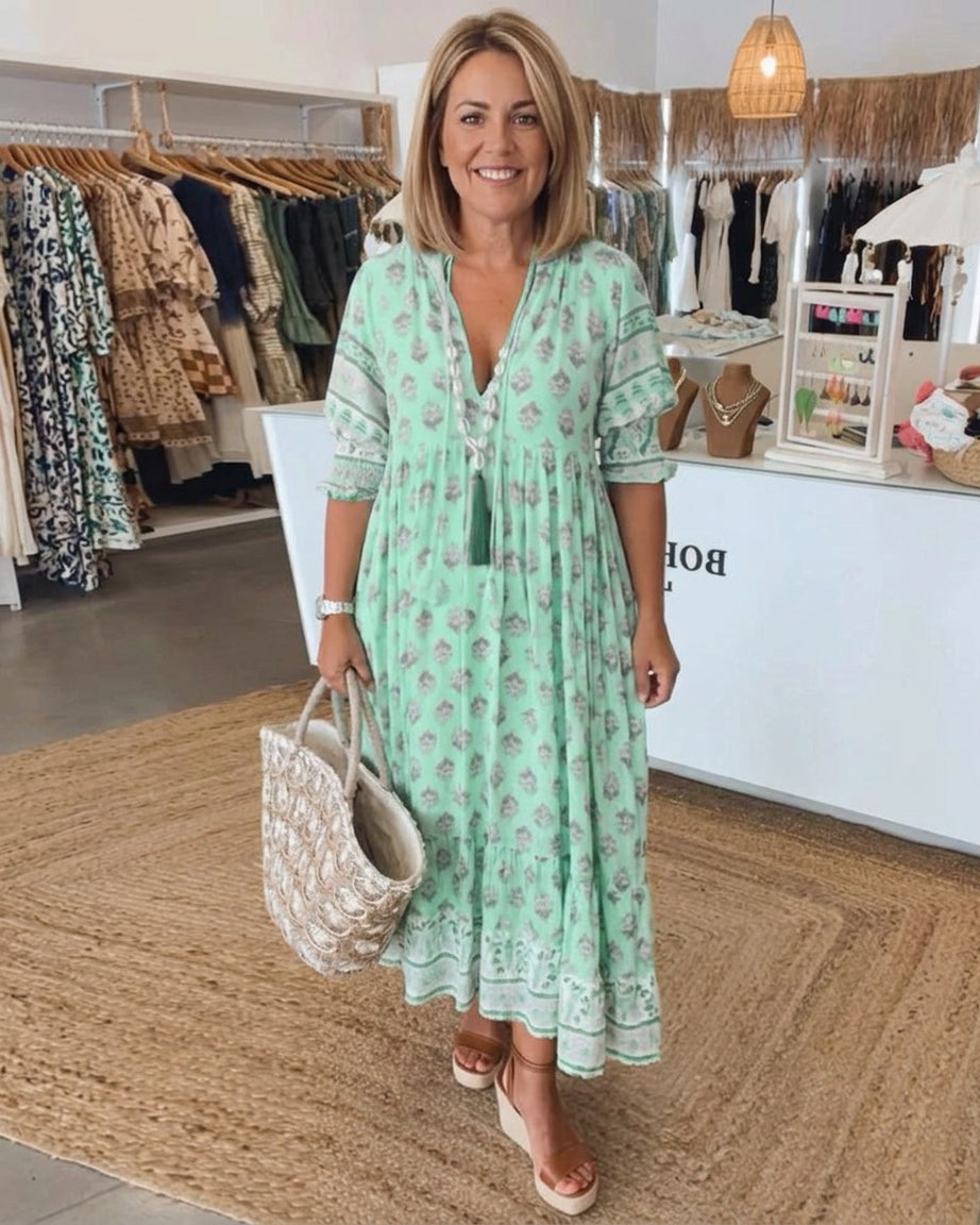 The Verity Tassel Maxi Dress