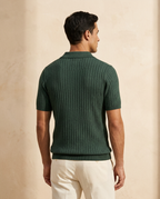 Santorini | Textured Knit Polo