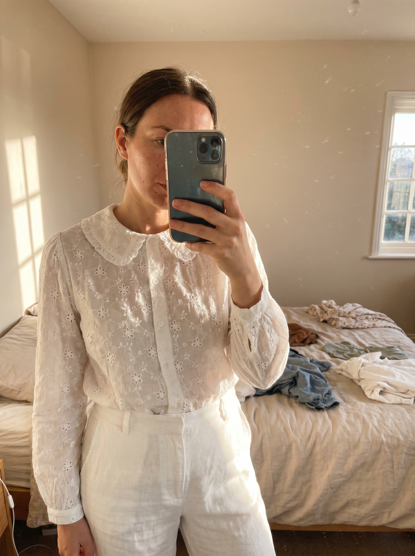 Riviera community — The Rosalie Embroidered Blouse