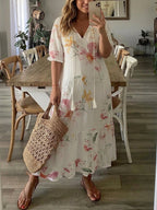 The Michaela Bohemian Maxi Dress