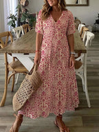 The Michaela Bohemian Maxi Dress